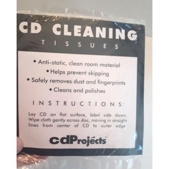 5 PK CD-R Computer Use Discs Maxell 48x 700MB 80min NEW & CD Cleaning Tissues - Picture 5 of 6